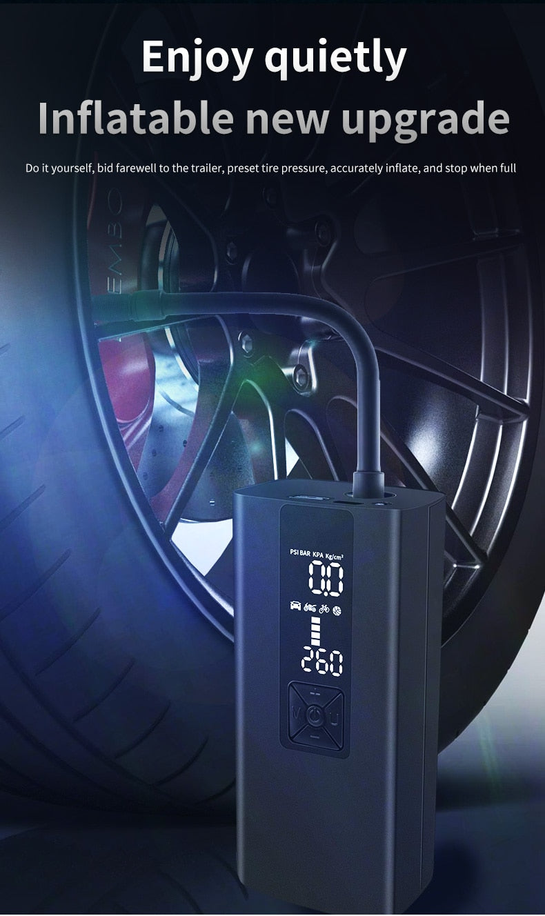 8000mAh Portable Car Air Compressor |