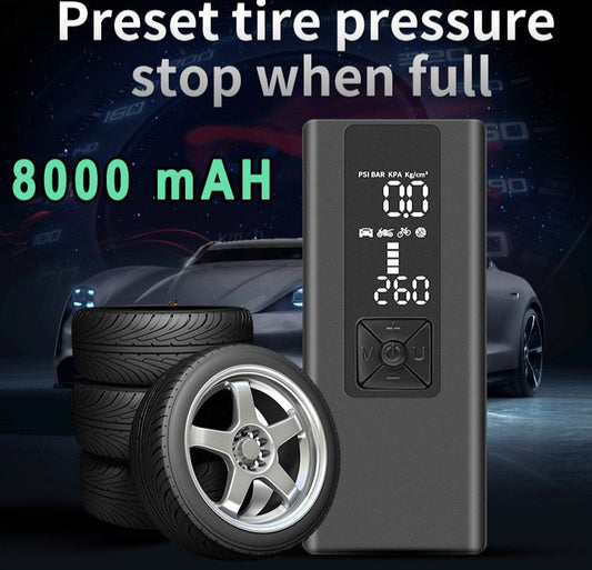 8000mAh Portable Car Air Compressor |