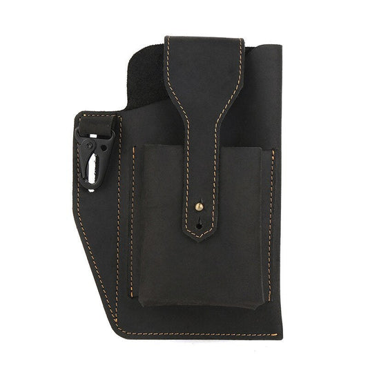 Leather Waist Men's Bag