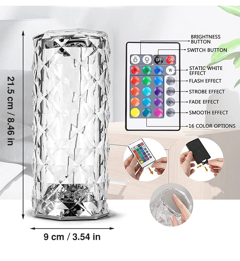 LED Crystal Lamp | Make a unique atmosphere!