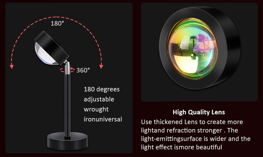 Sunset LED Projector-Make your own sunset!